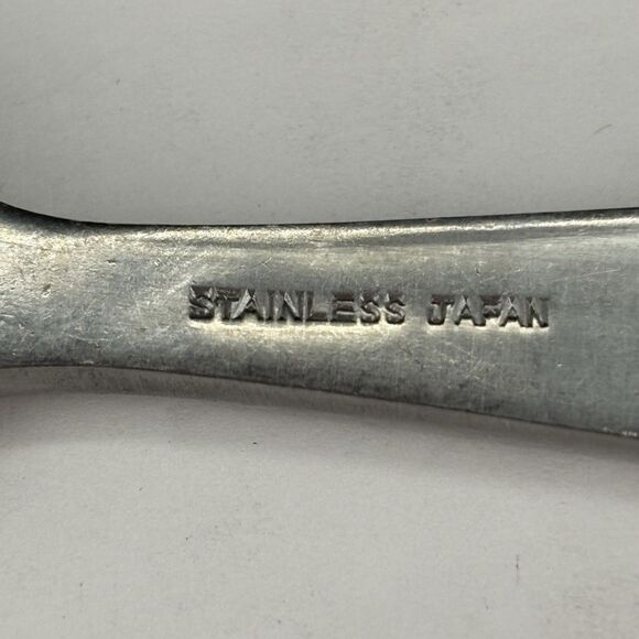 Vintage Mar-Crest Ebony Elegance (Stainless) Atomic Starburst Japan Serving Fork - Picture 7 of 16